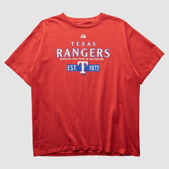 Texas Rangers Majestic 2000s T-Shirt Near Me