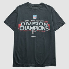 Atlanta Falcons Reebok 2010 T-Shirt - Black Vintage - Fanatics
