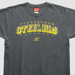 Pittsburgh Steelers Reebok 2000s T-Shirt - Gray Vintage - Fanatics