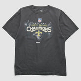 New Orleans Saints Reebok 2009 T-Shirt - Black Vintage - Fanatics