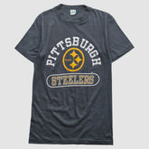 Pittsburgh Steelers Champion 80s T-Shirt - Gray Vintage - Fanatics