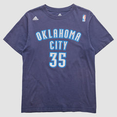 Adidas Oklahoma City Thunder 2010s T-Shirt Navy Vintage