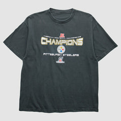 Pittsburgh Steelers 2000s T-Shirt - Black Vintage - Fanatics