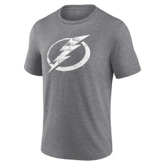 Tampa Bay Lightning Heritage Custom Tri-Blend T-Shirt - Gray | NHL on sale