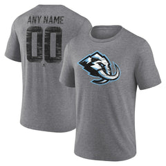 Utah Mammoth Heritage Custom Tri-Blend T-Shirt - Gray | NHL Clearance