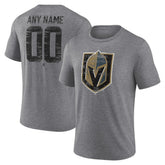 Vegas Golden Knights Heritage Custom Tri-Blend T-Shirt - Gray | NHL sale