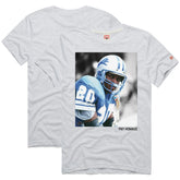 Barry Sanders Detroit Lions Homage Unisex Pay Homage Tri-Blend T-Shirt - Ash - NFL
