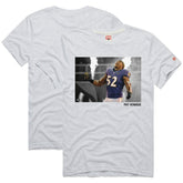 Ray Lewis Baltimore Ravens Homage Unisex Pay Homage Tri-Blend T-Shirt - Ash - NFL