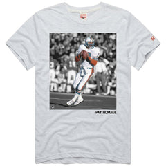 Dan Marino Miami Dolphins Homage Unisex Pay Homage Tri-Blend T-Shirt - Ash - NFL