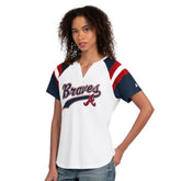 Atlanta Braves Starter Women's Game On Notch Neck T-Shirt Near Me