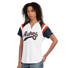 Houston Astros Starter Women's Game On Notch Neck T-Shirt Outlet