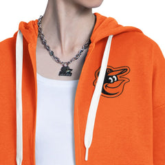 Baltimore Orioles Starter Women's Wishbone Full-Zip Hoodie Sale