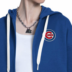 Chicago Cubs Starter Women's Wishbone Full-Zip Hoodie Near Me
