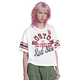 Boston Red Sox Starter Women's Cropped Hurry Up Offense T-Shirt for sale