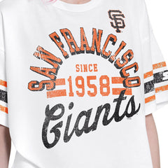 San Francisco Giants Starter Women's Cropped Hurry Up Offense T-Shirt Sale