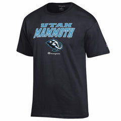 Utah Mammoth Champion Jersey T-Shirt - Black | NHL Lifestyle