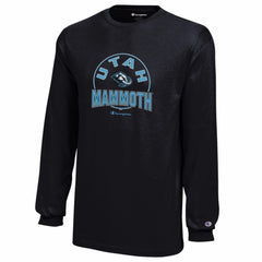 Utah Mammoth Champion Youth Jersey Long Sleeve T-Shirt - Black | NHL sale