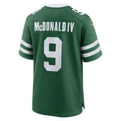 Will McDonald IV New York Jets Team Game Jersey - Legacy Green - Nike