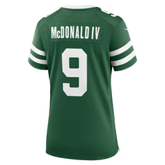 Will McDonald IV New York Jets Women's Team Game Jersey - Legacy Green - Nike