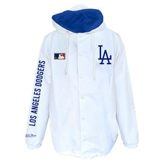 Los Angeles Dodgers Mitchell & Ness Big & Tall Full-Snap Hooded Jacket Discount