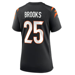 Tahj Brooks Cincinnati Bengals Women's Team Game Jersey - Black - Nike