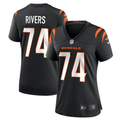 Jalen Rivers Cincinnati Bengals Women's Team Game Jersey - Black - Nike