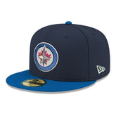 Winnipeg Jets New Era Core Logo Two-Tone 59FIFTY Fitted Hat - Navy | New Era sale