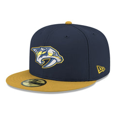 Nashville Predators New Era Core Logo Two-Tone 59FIFTY Fitted Hat - Navy | New Era online