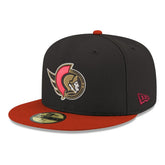 Ottawa Senators New Era Core Logo Two-Tone 59FIFTY Fitted Hat - Black | New Era near me