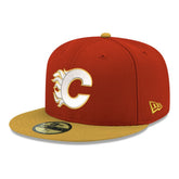 Calgary Flames New Era Core Logo Two-Tone 59FIFTY Fitted Hat - Red | New Era Lifestyle