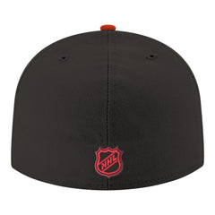Chicago Blackhawks New Era Core Logo Two-Tone 59FIFTY Fitted Hat - Black | New Era discount