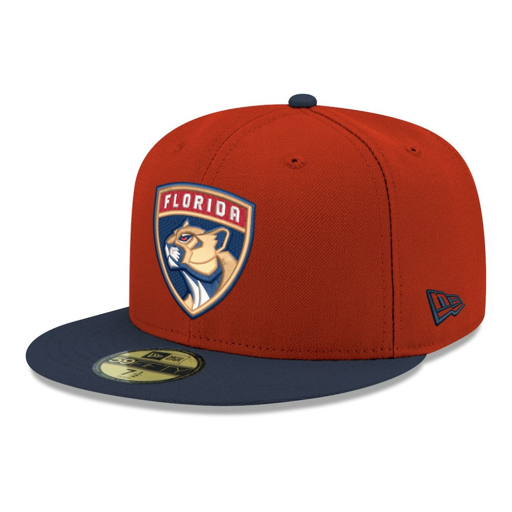 Florida Panthers New Era Core Logo Two-Tone 59FIFTY Fitted Hat - Red | New Era Lifestyle