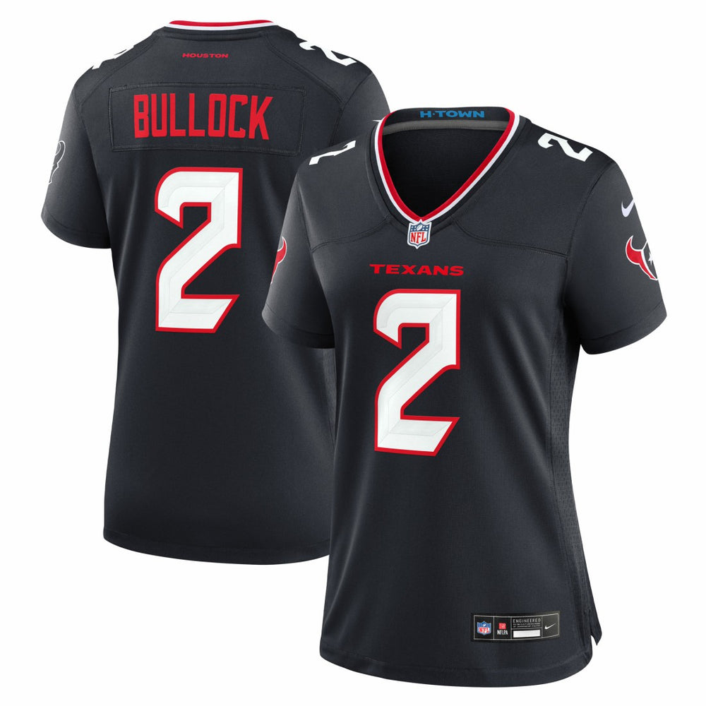 Calen Bullock Houston Texans Women's Team Game Jersey - Navy - Nike