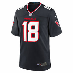 Graham Mertz Houston Texans Team Game Jersey - Navy - Nike