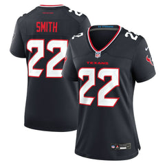Jaylin Smith Houston Texans Women's Team Game Jersey - Navy - Nike
