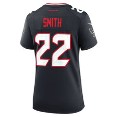 Jaylin Smith Houston Texans Women's Team Game Jersey - Navy - Nike