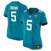 Dyami Brown Jacksonville Jaguars Women's Team Game Jersey - Teal - Nike