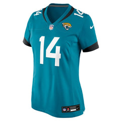 Nick Mullens Jacksonville Jaguars Women's Team Game Jersey - Teal - Nike