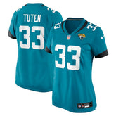 Bhayshul Tuten Jacksonville Jaguars Women's Team Game Jersey - Teal - Nike