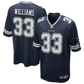 Javonte Williams Dallas Cowboys Team Game Jersey - Navy - Nike