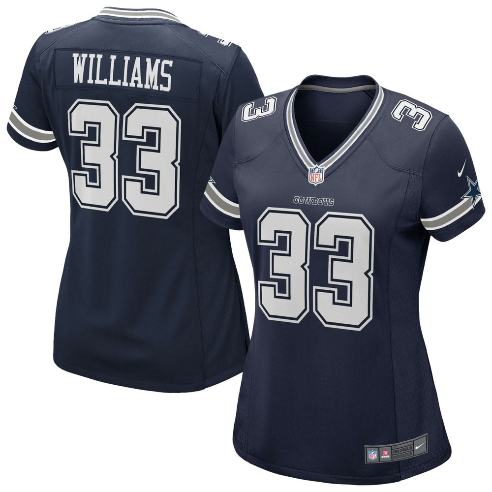Javonte Williams Dallas Cowboys Women's Team Game Jersey - Navy - Nike