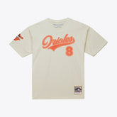 Cal Ripken Jr. Baltimore Orioles Mitchell & Ness Cooperstown Collection Throwback Name & Number T-Shirt Discount
