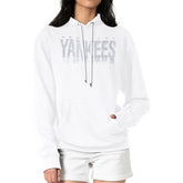 New York Yankees G-III 4Her by Carl Banks Women's Metallic Drop Fleece Hoodie Near Me