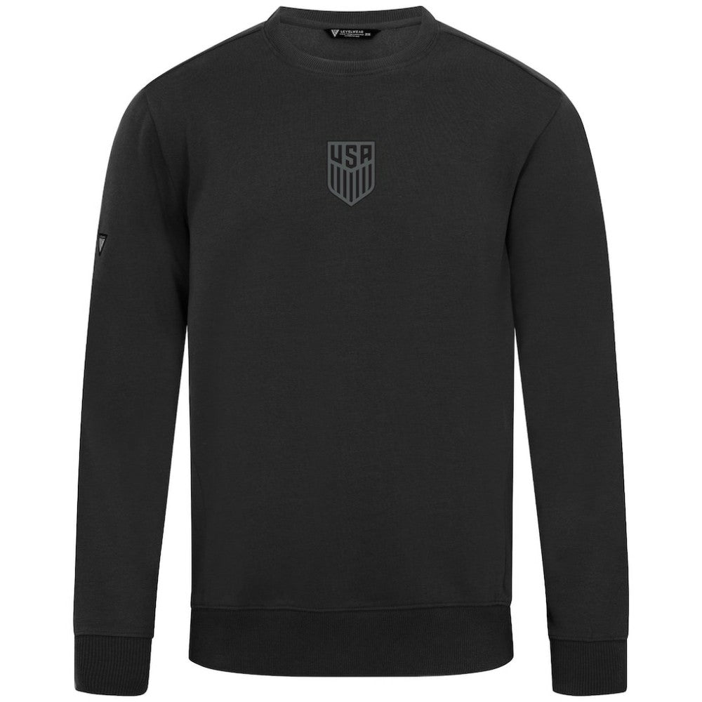 USMNT Levelwear Zane Chenille Sweatshirt Black