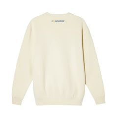 Los Angeles Chargers The Wild Collective Unisex Charger Power Fleece Sweatshirt - Cream - NFL