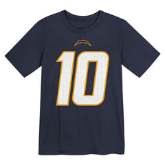 Justin Herbert Los Angeles Chargers Youth Name & Number T-Shirt - Navy - Nike