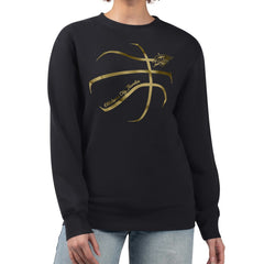 Oklahoma City Thunder G-III 4Her by Carl Banks Women's Metallic Print Basketball Sketch Fleece Sweatshirt Black