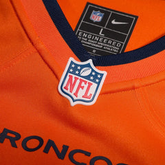 Troy Franklin Denver Broncos Team Game Jersey - Orange - Nike
