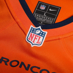 RJ Harvey Denver Broncos Team Game Jersey - Orange - Nike