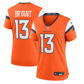 Pat Bryant Denver Broncos Women's Team Game Jersey - Orange - Nike
